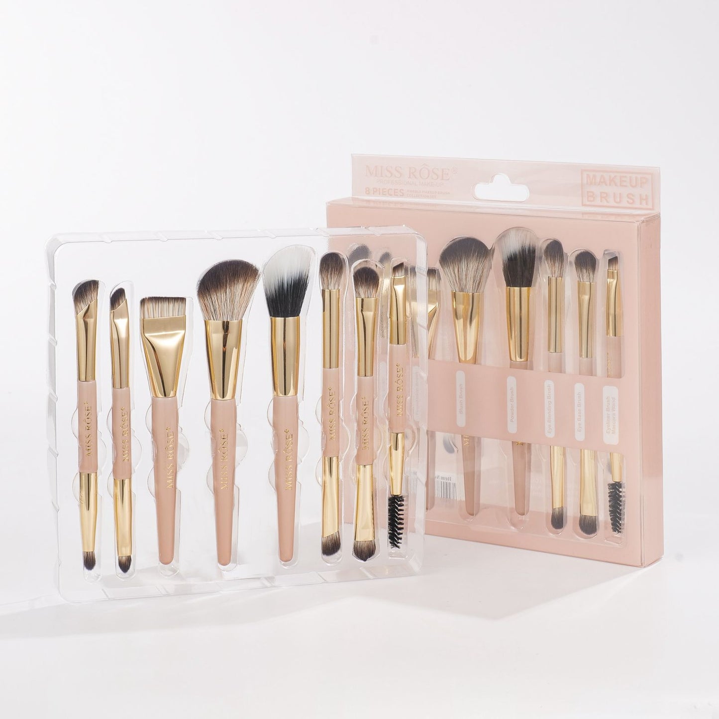 Miss Rose 8pcs Brushes