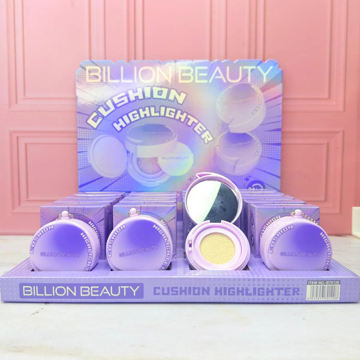 Billion Beauty Professional Glow Cushion Highlighter 4 Piece Set