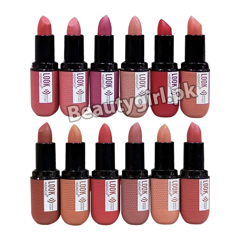 Hudamoji Matte Lipsticks 12Pcs Set