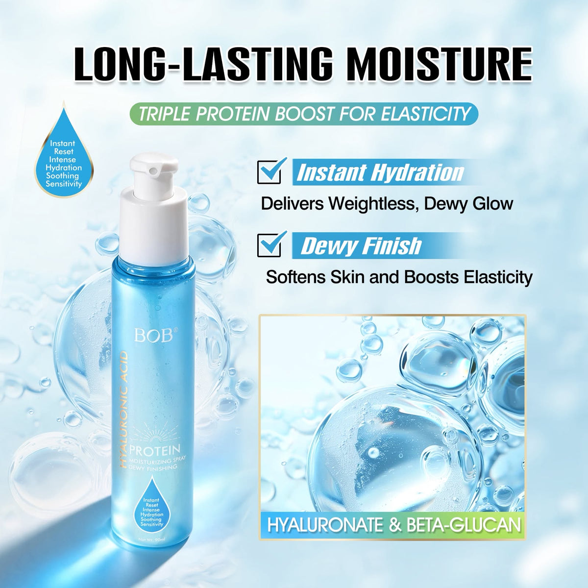 BOB Protein Dewy Finish Facial Spray 90ml