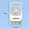 Mini Household USB Rechargeable Breeze Cooler Fan Head Adjustable With Water Spray Air Cooling