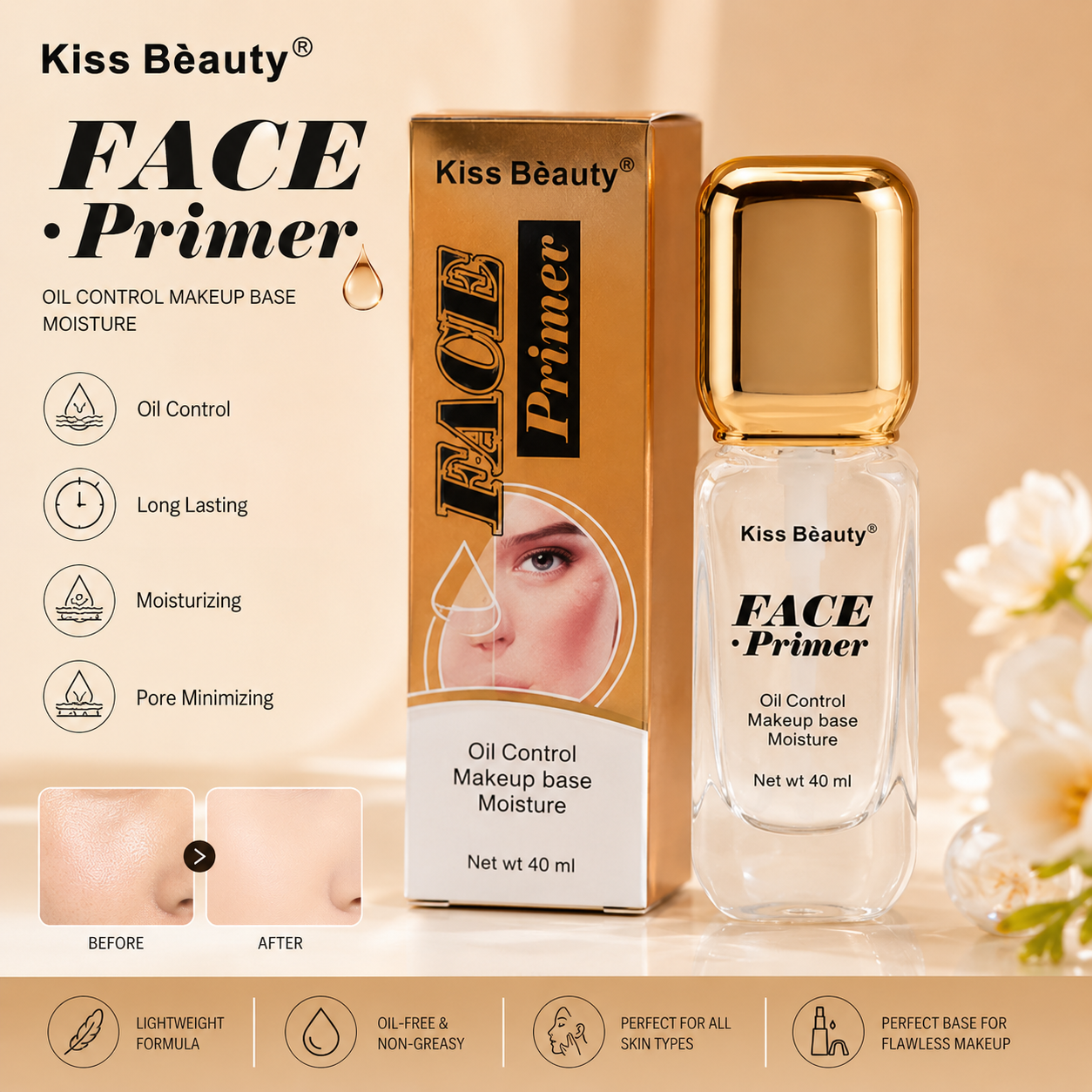 Kiss Beauty Oil Control Face Primer 40ml