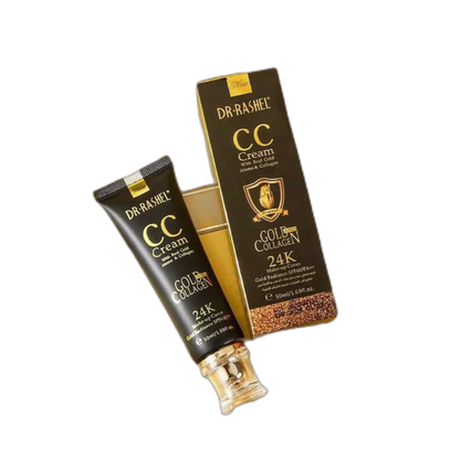 Dr Rashel 24K CC Cream Gold & Collagen Make Up Cover Gold Radiance Sun Protection SPF60/PA++