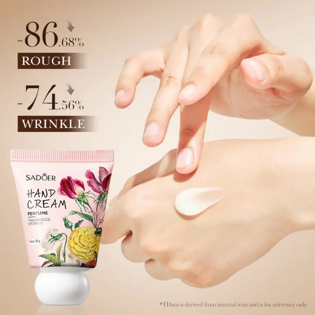 Sadoer Perfume Hand Cream Fragrances Hydrate 30g