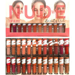 New Nude Beauty Girl 24Pcs Lipgloss Tray