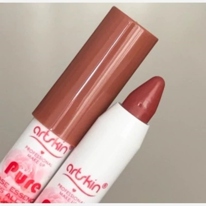Artkin Rose Matte Lip Crayons Set of 6