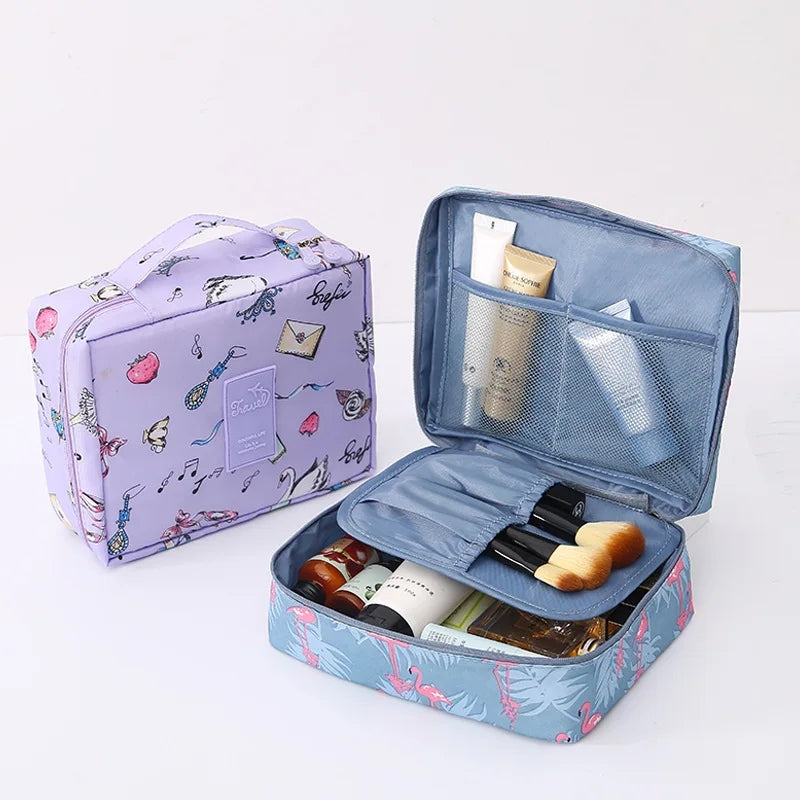 Zipper Fashion Makeup Brushes Holder Bag