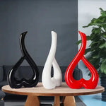 Minimalist Ceramic 3D Heart Shape Flower Vase