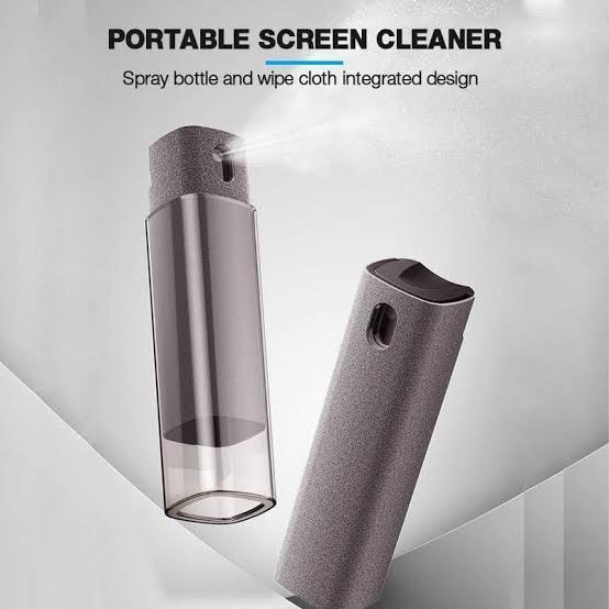 2 in 1 Portable Screen Cleaner Cleaning Spray Bottle