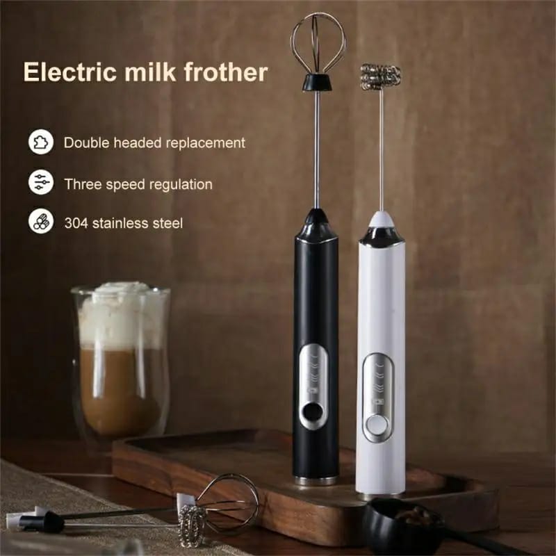 Mini Portable Electric Egg Milk Frothier Beaters