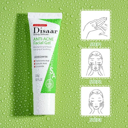 Disaar Ceramide Anti-Acne Facial Gel Moisturizing Face 30g