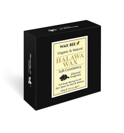 Wax Bee Charcoal Fragrance Organic And Natural Full Body Halawa Wax