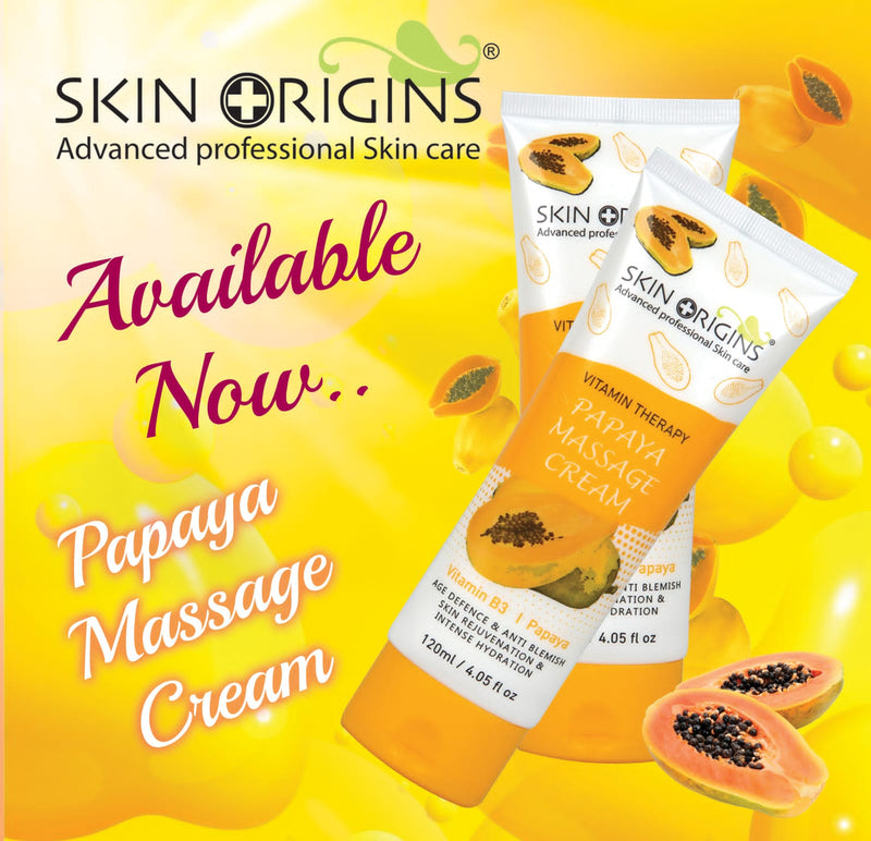Skin Origins Vitamin B3 Papaya Massage Cream 120ml