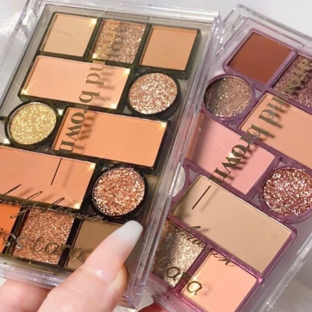 Miss Lara Eyeshadow 12 Colors Eyeshadow Palette Matte Eyeshadow Contour Blush Makeup Palette