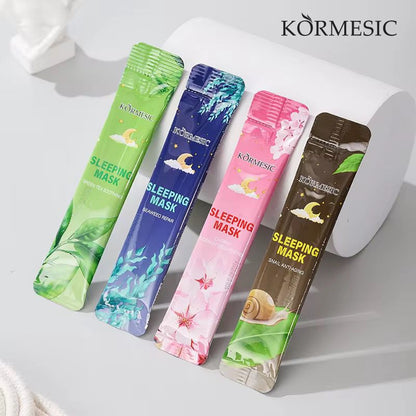 KORMESIC Oil Control Anti-Wrinkle Firming Whitening Green Tea Soothing Sleeping Mask