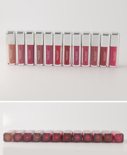 Miss Rose Jumbo Size Lip Gloss 12pcs Set