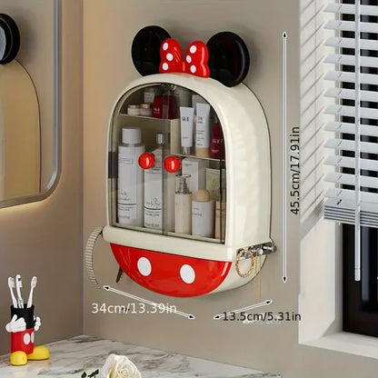 Mickey Mouse Bathroom Cosmetic Shelf Wall-Mounted