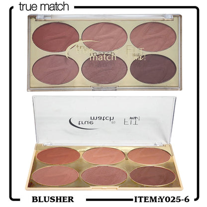 True Match Fit Me 6 Colors Blush