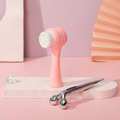 Ruby Face Effective Facial Cleansing and Massager Beauty Care 2Pcs Set