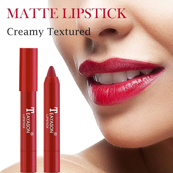 Teayason Creamy Matte Crayons Lipsticks Set of 6