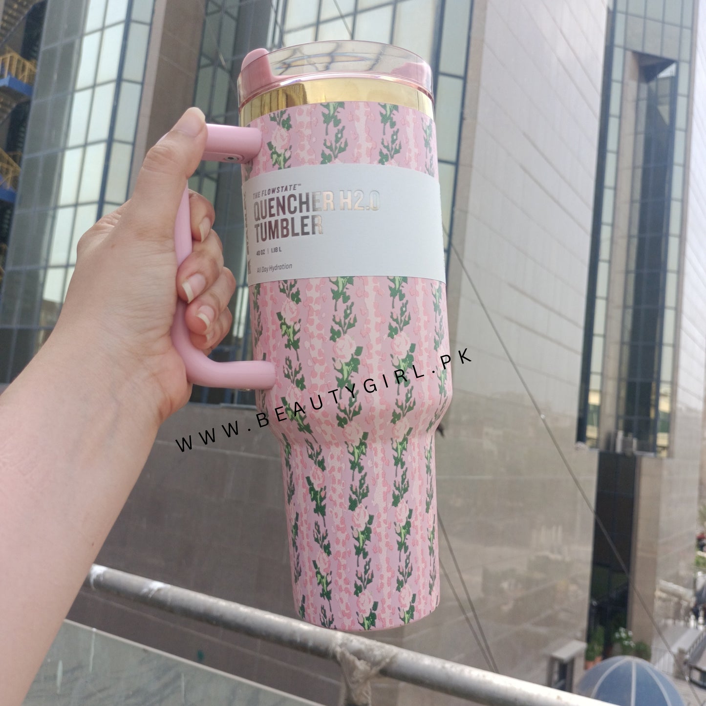 Stanley Flower Edition The Flowstate Quencher 40oz Tumbler