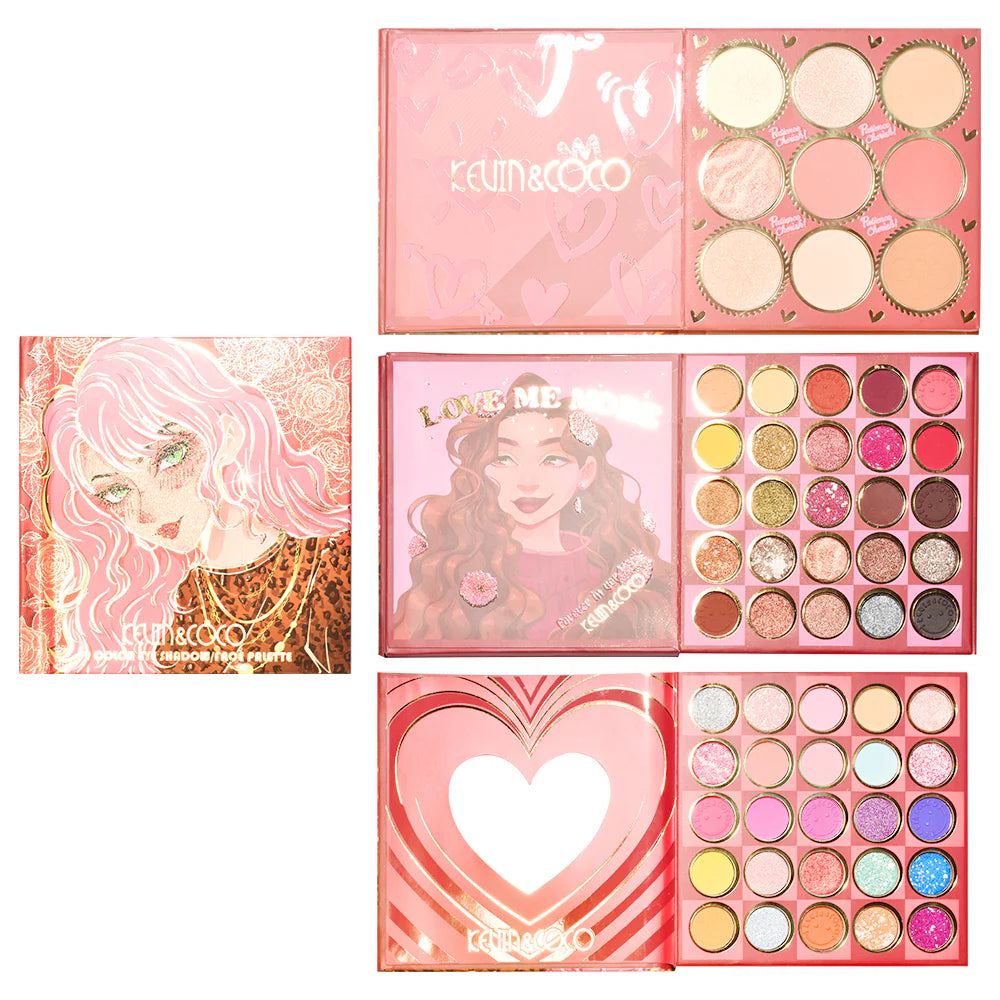 Kevin & Coco 59 Color Fairy Girl Makeup Palette KC223502