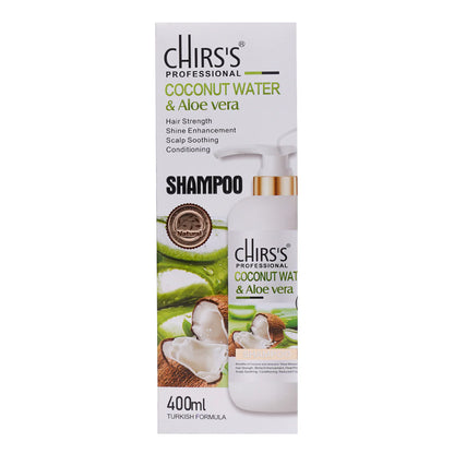 Chirss Professional Coconut Water & Aloe Vera Shampoo 400ml