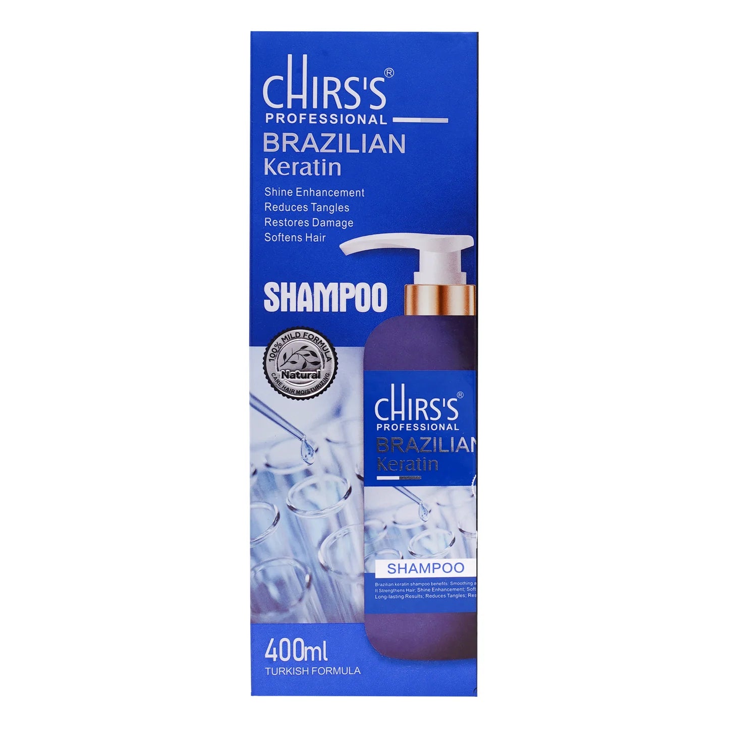 CHIRS'S Professional Brazilian Keratin Shampoo 400ml