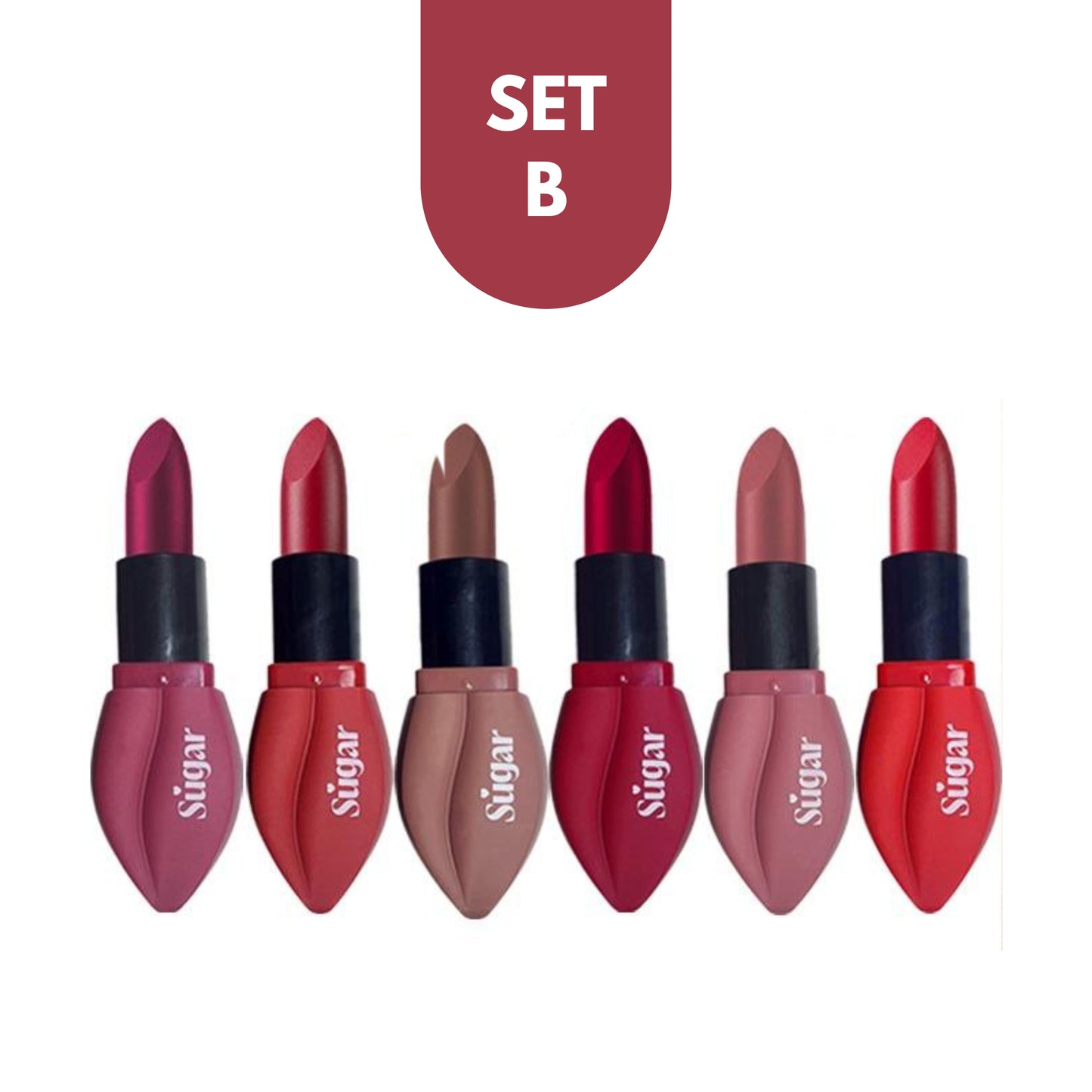 Sugar Matte Lipstick Collection – 24HR Long Lasting