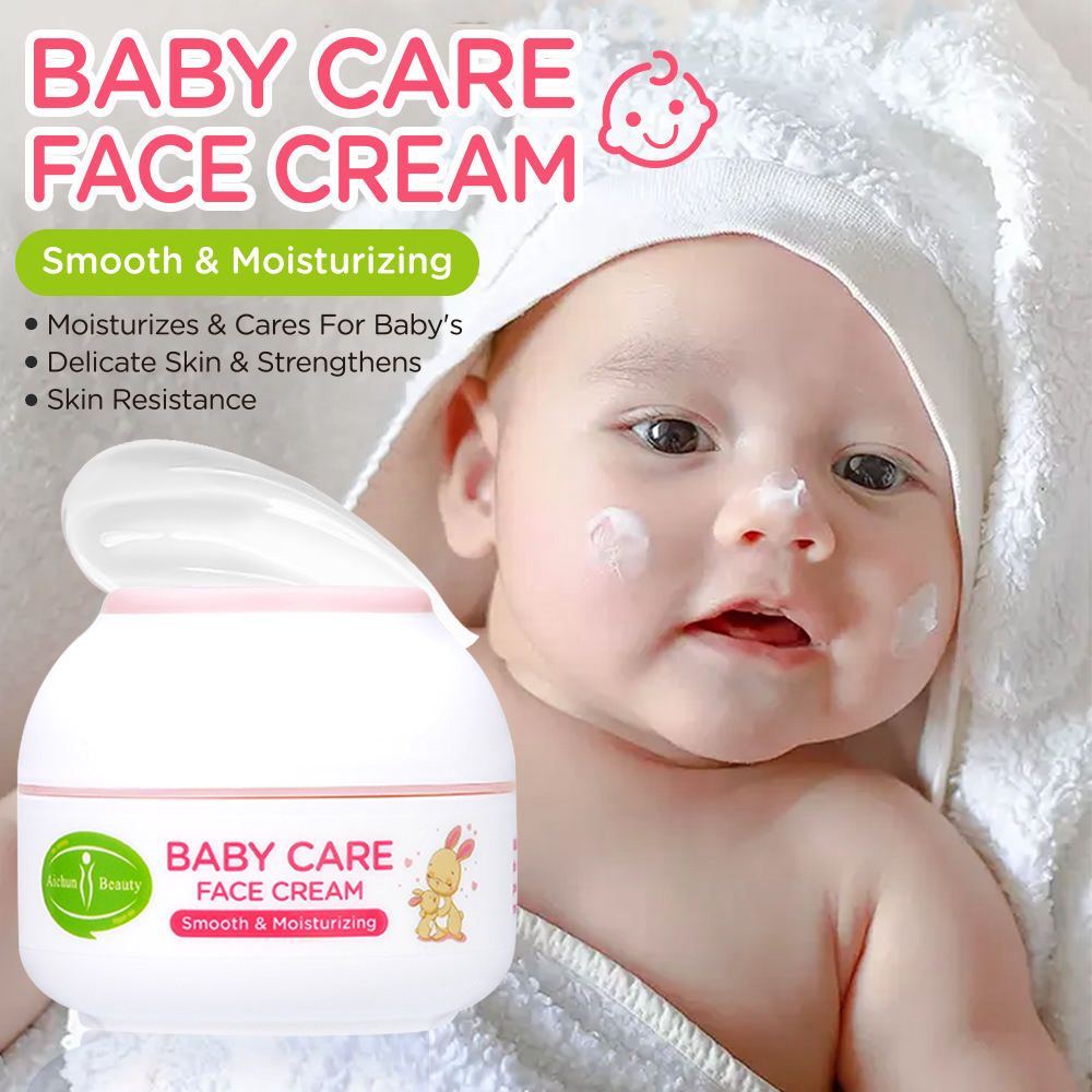 Aichun Beauty Moisturizing Baby Face Cream Sunflower Oil Extract Baby Face Skin Care Smooth Face Moisturizing Baby's Dry Skin Care Cream