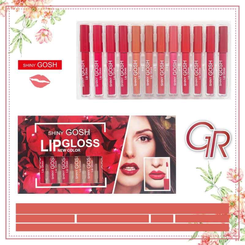 GR Shiny Gosh Lip Gloss 12 Pcs Set