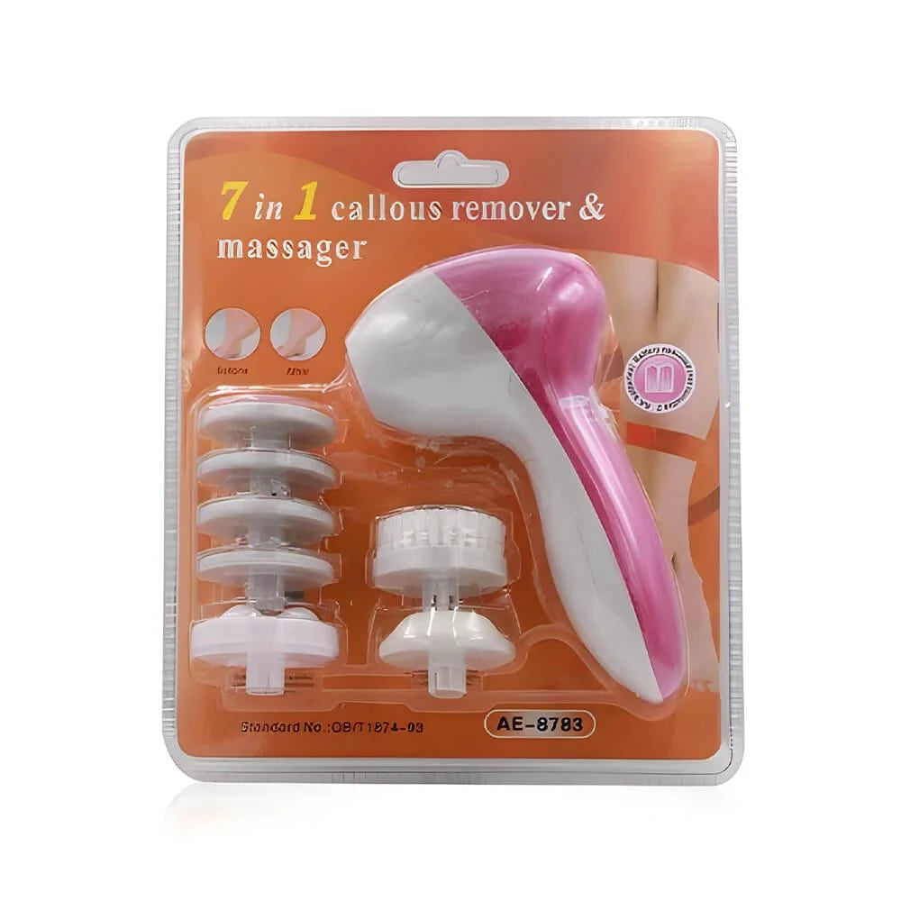 7 in 1 Callous Remover And Massager Cell Operated
