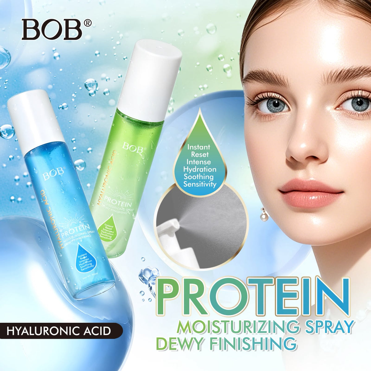 BOB Protein Dewy Finish Facial Spray 90ml