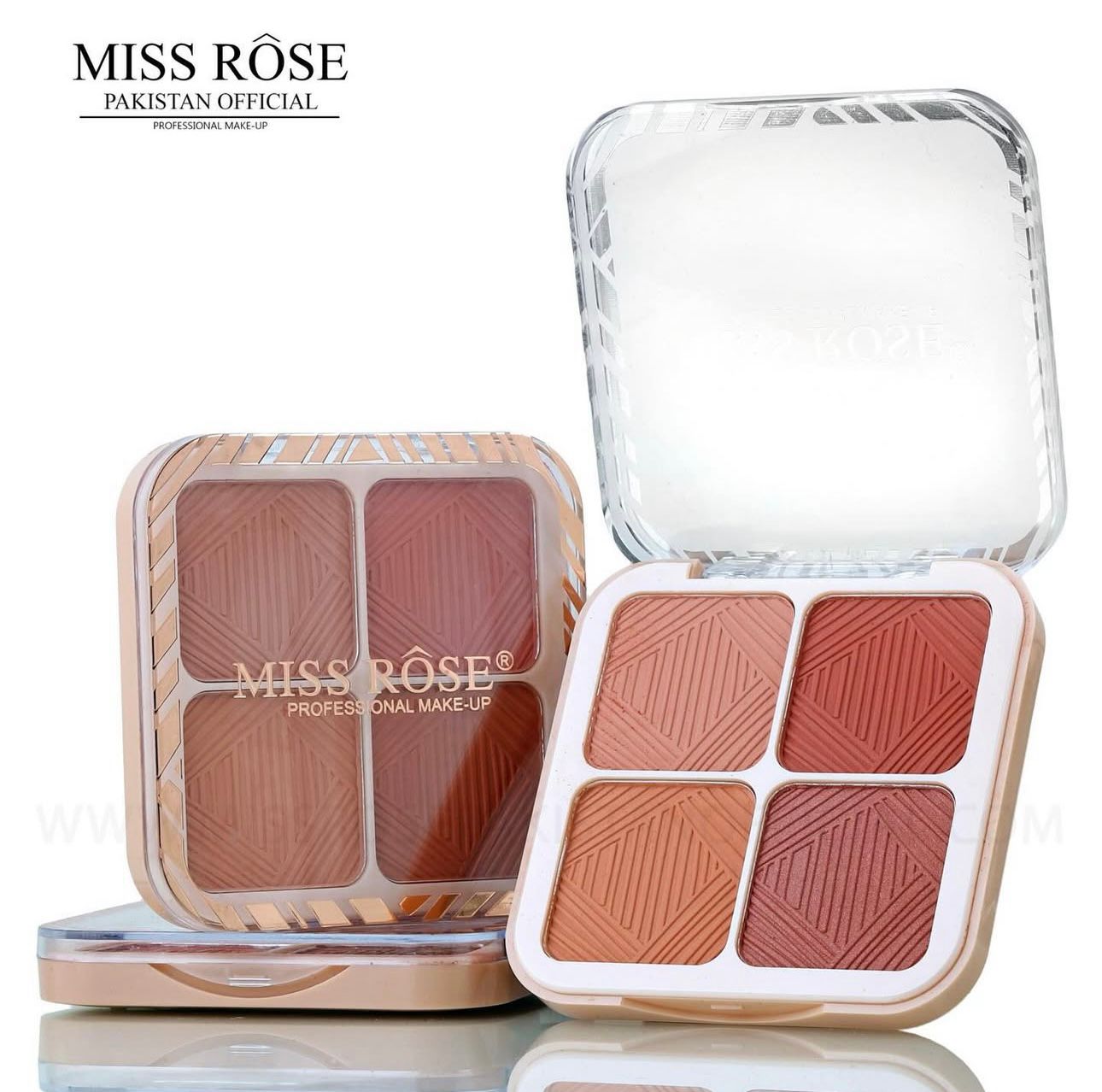 Miss Rose 4 Color Mini Blush Palette