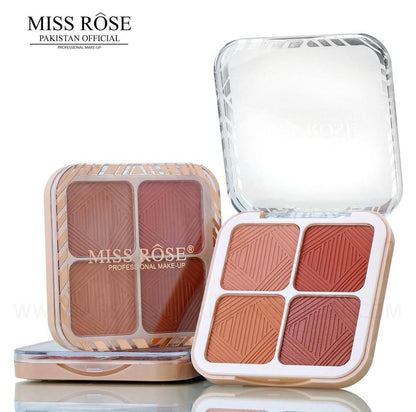 Miss Rose 4 Color Mini Blush Palette