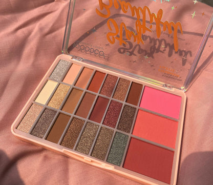 Igoodco Stay Beautiful 21 Color Eyeshadow Palette 3 Color Blushon
