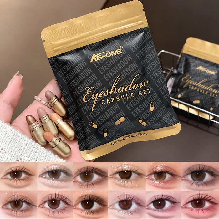 KS-ONE 12-Piece Capsule Eyeshadow Set
