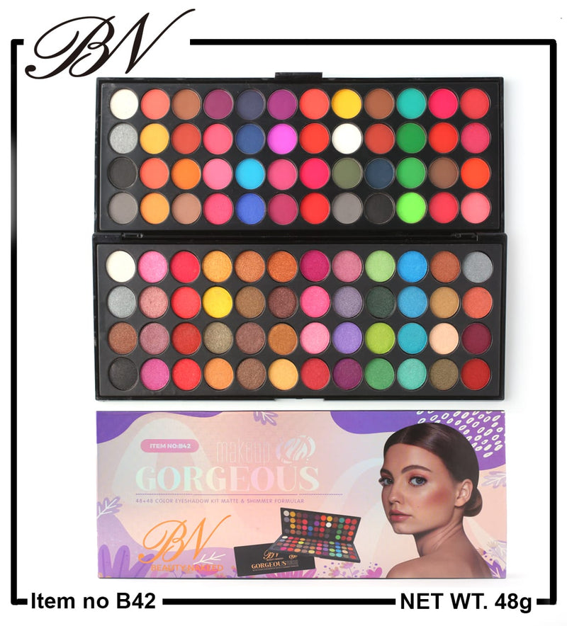 Beauty Naked Makeup Palette 48 x48 Color Eyeshadow Kit Matte And Shimmer Formula