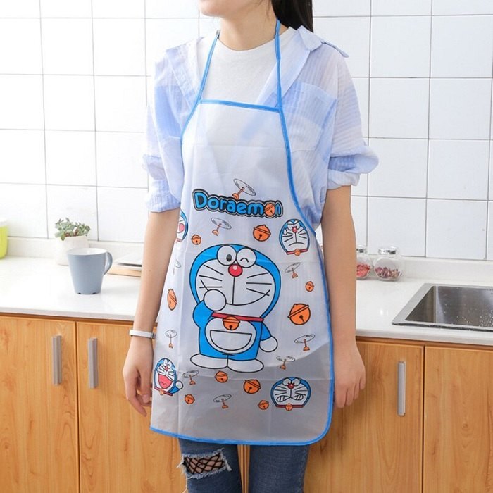 Kitchen Apron Multicolor Printed PVC Waterproof 1Pcs 14622