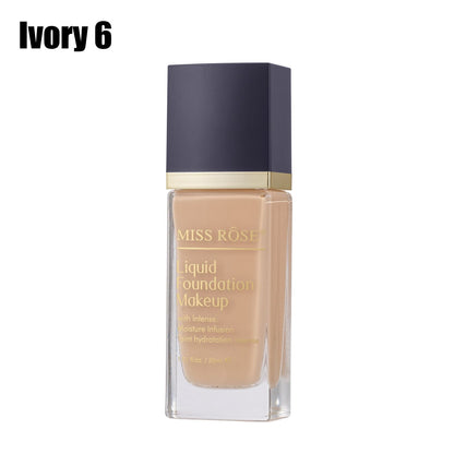 Miss Rose Liquid Foundation With Intense Moisture Infusion Teint Hydratation Intense