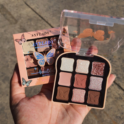 AnyLady Beautiful Butterfly 9-Color Eyeshadow Palette