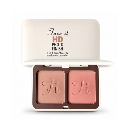 Face It HD Photo Finish Contour & Eyebrow Powder Duo