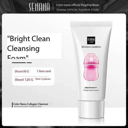 SENANA MARINA Collagen Hydra Cleanser Deep Cleansing Refreshing Oil Control Facial Cleanser