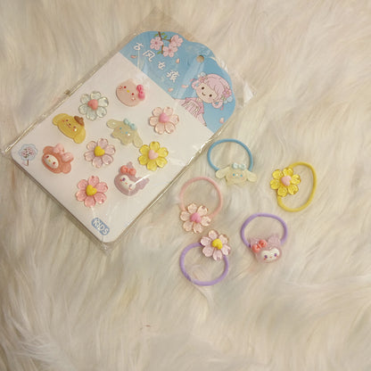 Cute Bunny & Blossom Hair band Set