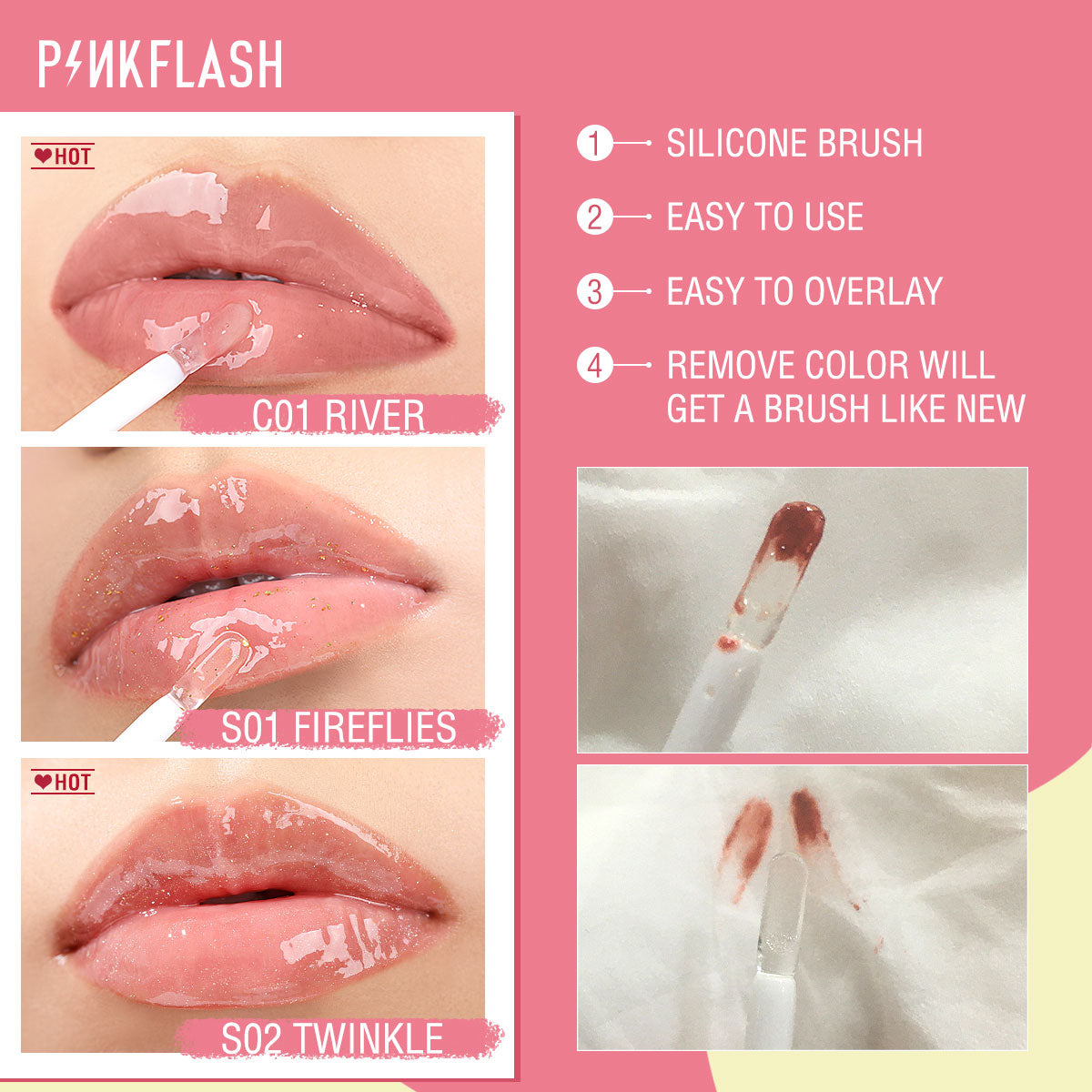 PinkFlash Moist Lip Gloss