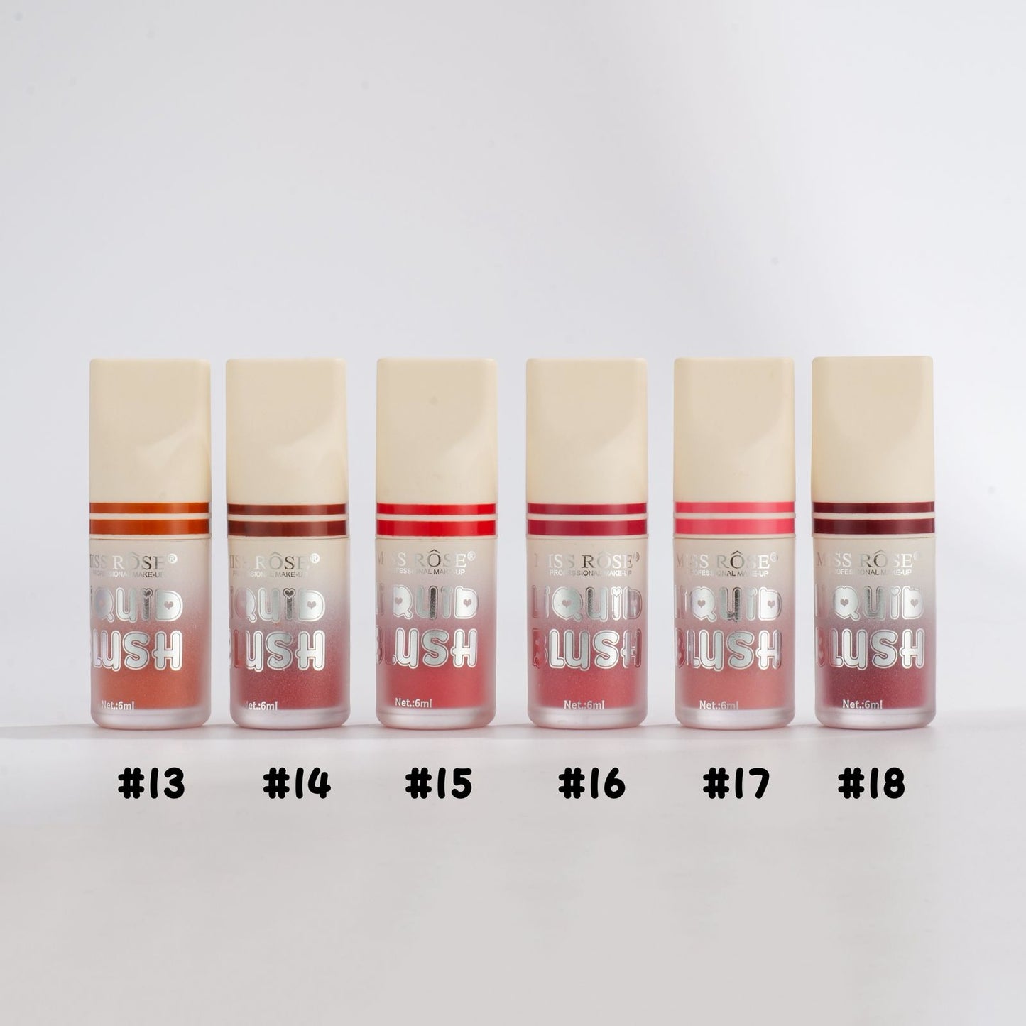 Miss Rose New Liquid Puff Blushes