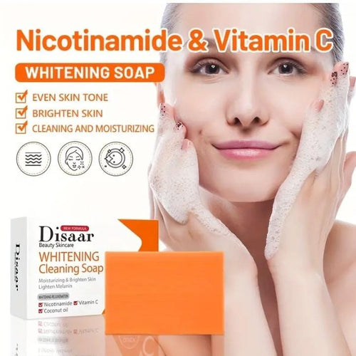 Disaar Whitening Nicotinamide And Vitamin C Coconut Oil Cleaning Soap