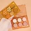 Miss Lara 6 Colors Lightweight Charmthing Shading Powder Concealer Eyeshadow Palette