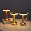 Dumbbell Shape Retro Metal Tabletop Lamp Touch Control