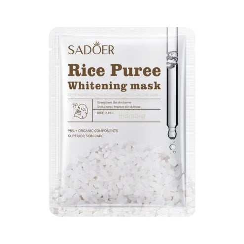 Sadoer Rice Puree Whitening Facial Mask